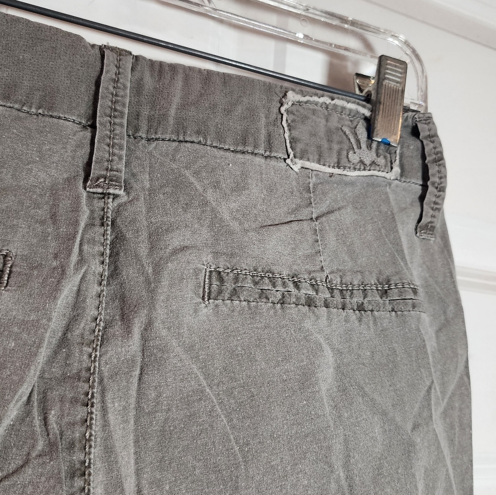 Worn Lightweight Gray Cotton Blend Shorts Size 2 (4.5in Inseam) - Picture 5 of 6
